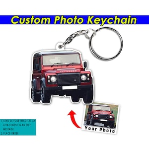 Defender Keychain SUVs Car Personalized Keychains, Off-road Owners, Cool Gifts For Car Guys, Small Offroader, Medium Sized Offroader
