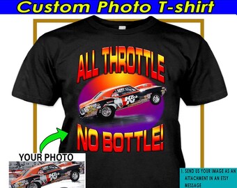Drag Racing Car Personalized T-shirt, Funny Car Racing, Unique Gifts For Car Guys, Cool Drag Racing Driver Dad, Grandpa, Boyfriend (BK459)