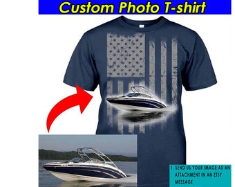 Gift For Boaters Boat Personalized T-shirt, Boat Owners Gifts, Boat Gift  For Him, Boat Captain Gifts, American Bowriders (BK5)