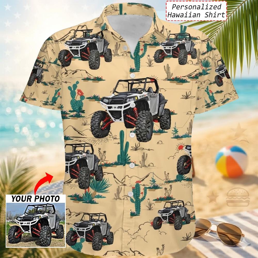 Side-by-side Sxs Personalized Hawaiian Shirt, Custom Photo Utvs