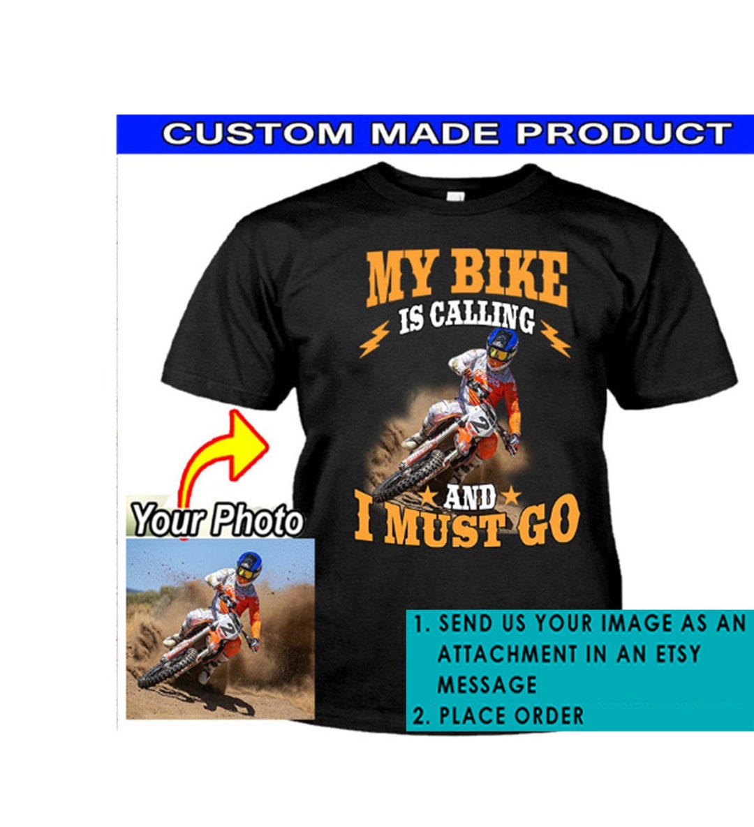 Funny Motocross Personalized T-shirt, Dirt Bike Lovers, Unique