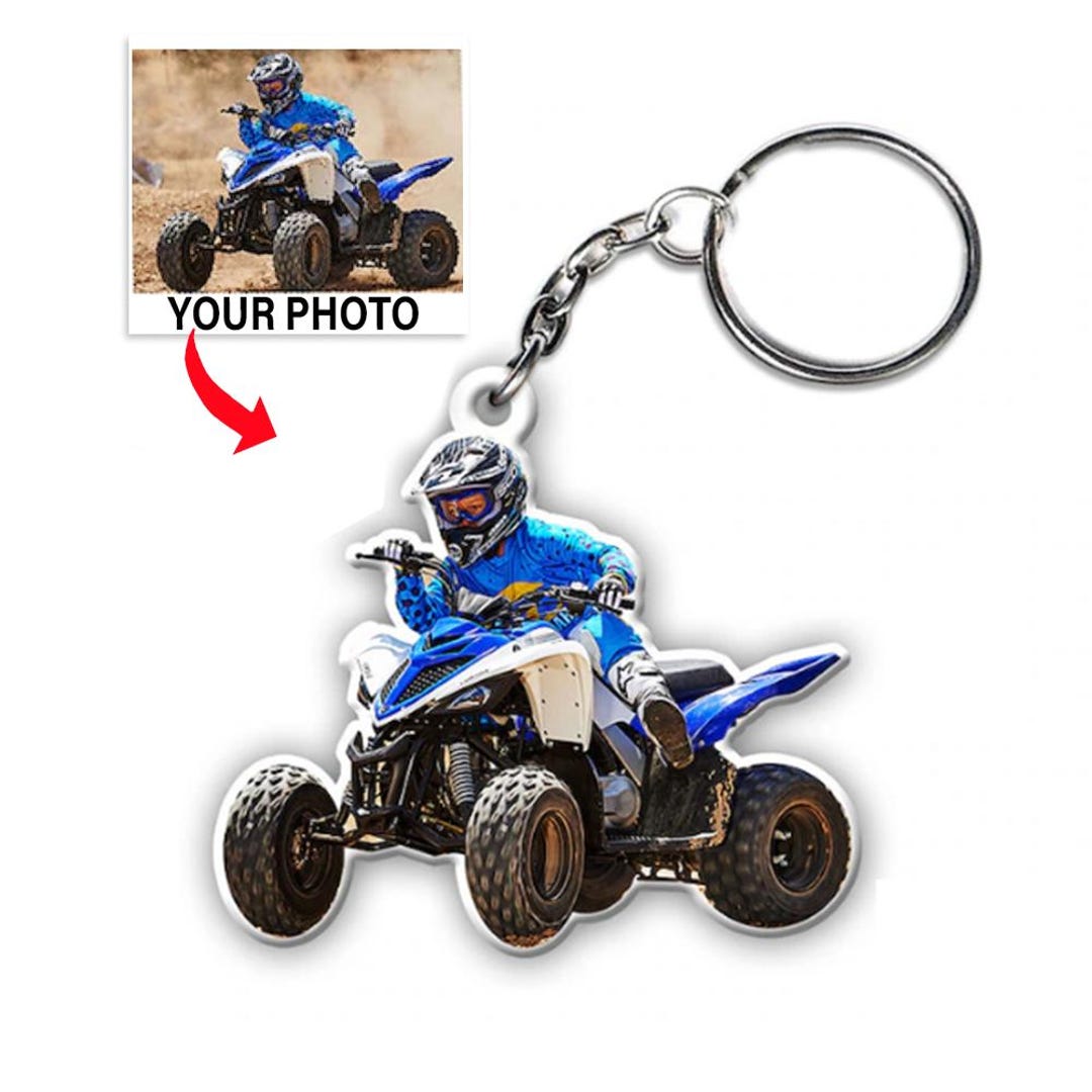 ATV UTV Dirt Quad Personalized Keychains, Cool Gifts for Dirt Quad ...
