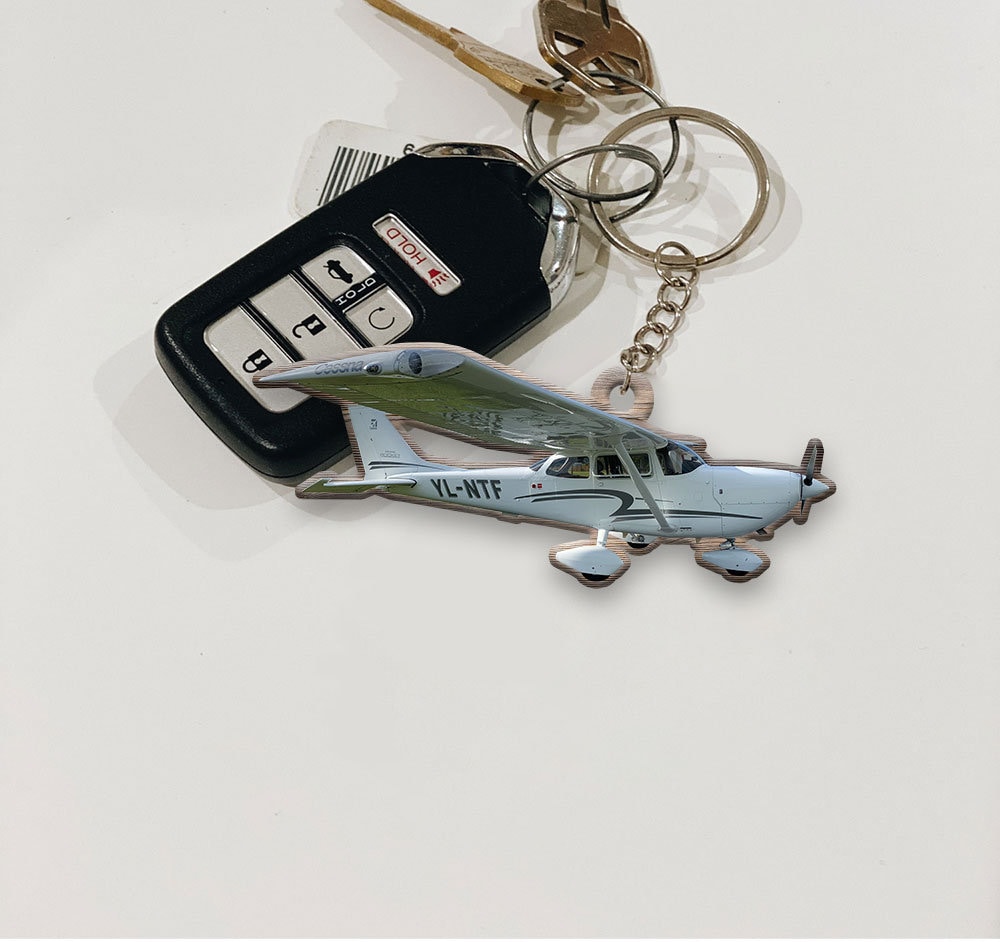Porte-clés d'avion personnalisé, porte-clés en bois avec photo  personnalisée d'avion, cadeau unique pour les propriétaires d'avions, pilote  d'avion léger, amateur d'avion -  France