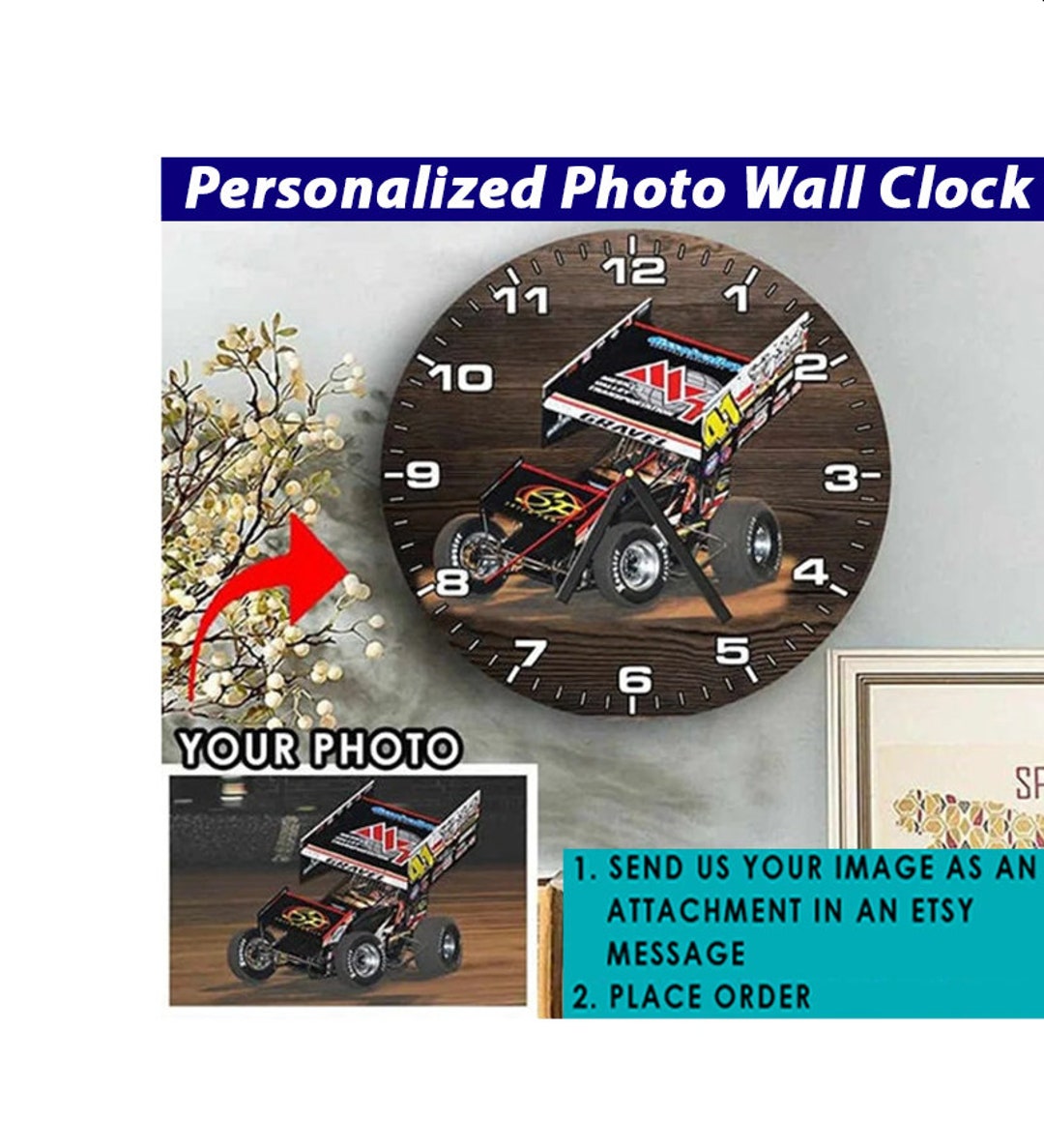 Sprint Car Racing Gifts Personalized Wooden Wall Clock, Unique Gifts for  Dirt Track Racers, Dirt Track Racing Gift, Non-wing Sprint Car - Etsy New  Zealand, image size:1080x1187