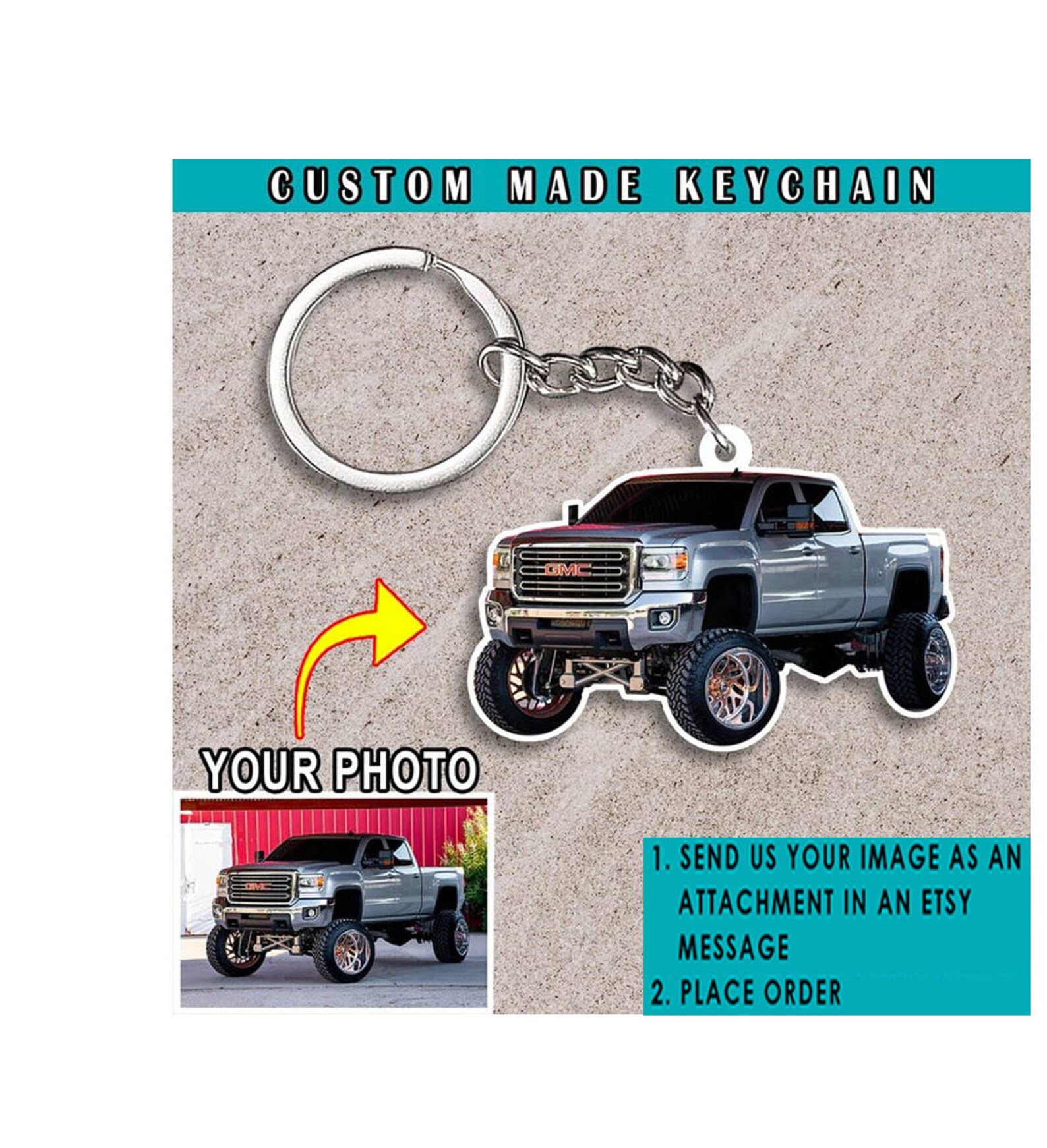 Personalized Tow Trucks keychain Gifts For Town Truckers Etsy