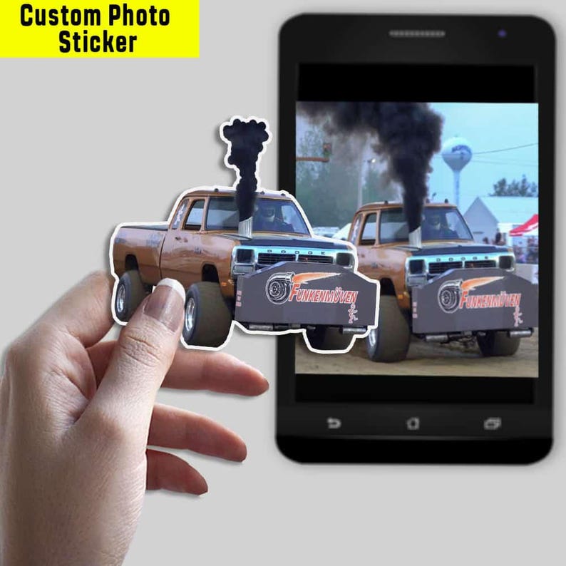 Pro Am Racing Sticker Pro Modified Pro Mod Car Drag Racing Personalized Photo Stickers ...
