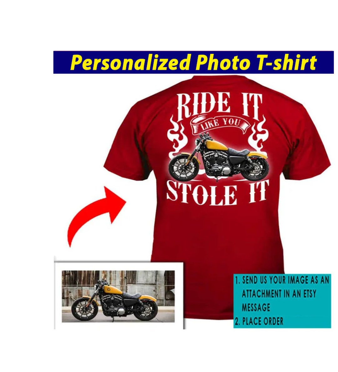 Funny Bikers Motorcycle Personalized Tshirts, Unique Gifts for Bikers, Crazy Bikers, Funny