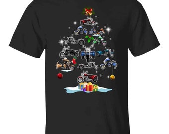 Trike Motorycle Xmas T-shirts, Unique Gifts For Trike Lovers, Trike Riders, Freewheeler Christmas Tree, Best Gifts For Trikers