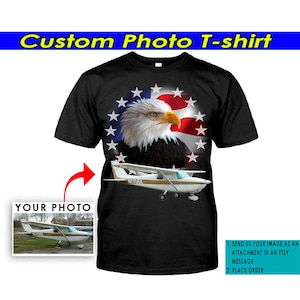 American Aircraft Airplane Personalized T-shirt, Unique Gift For Pilot Aircraft Owners, Airplane Lovers, Custom Airplane Tshirt (BK89)