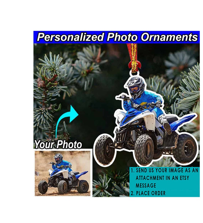 Go Kart Karting Racing Personalized Ornament, Unique Karting Gifts, Cool Gifts For Kart Lovers, Acrylic Ornaments image 3