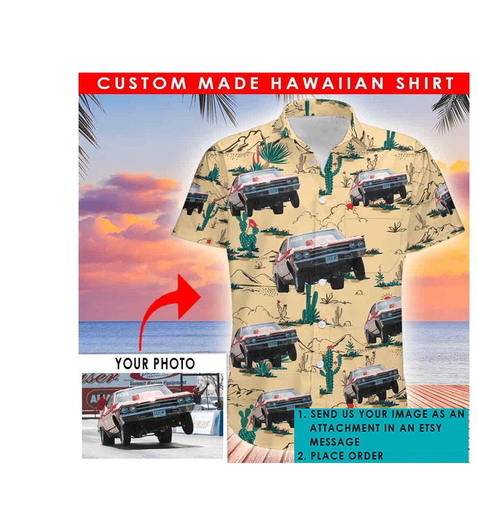 Custom Car Lowriders Camisa hawaiana personalizada, regalo