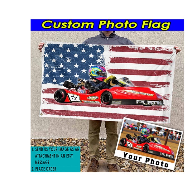 American Flag Kart Etsy