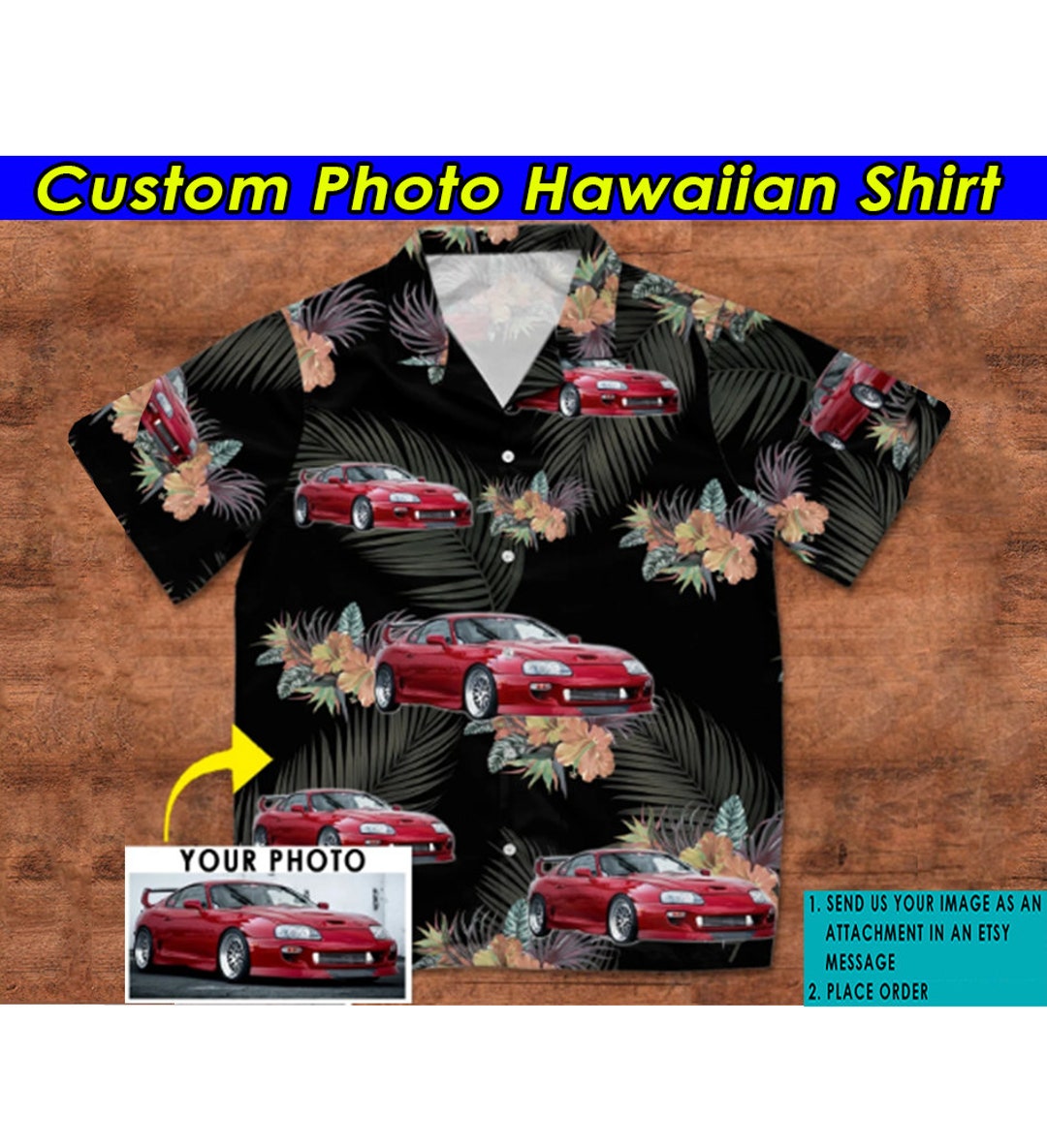 Muscle Car Gifts for Car Guys, Car Personalized Photo T-shirt, Modern Car,  Custom Car, Luxury Car, Gifts for Car Lovers on the Back BK5 