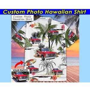 Classic Pickup Truck Square Body Personalized Hawaiian Shirt, Unique Gift For Truck Guys, Vintage Old Pickup Truck Lovers (HAW4)