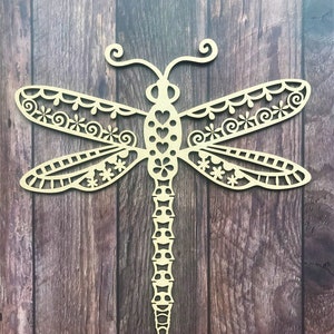 Dragonfly Insect Wall Art Wooden Plaque Dragonfly Picture Home Wall Décor Wood Dragonfly Nursery Bedroom  Wall Décor Insect Art Picture