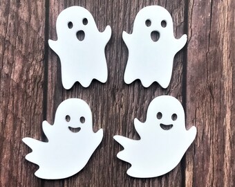 Amuletos de fantasmas: adornos acrílicos para Halloween, confeti para fiestas