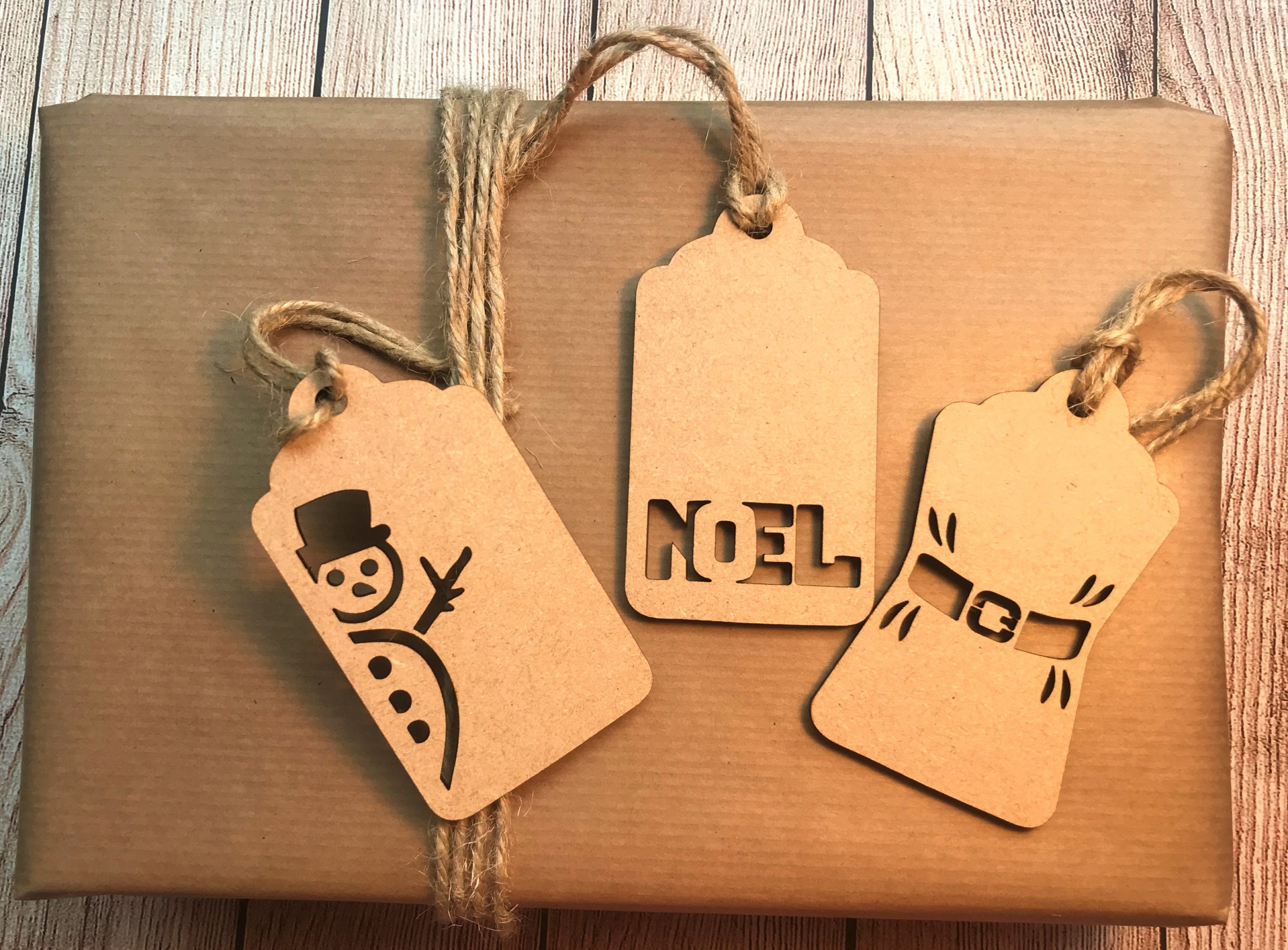 Christmas Stocking Tag, Handmade Wood Gift Tag, Holiday Name Tags - Taylor  Street Favors