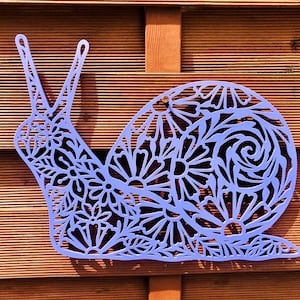 Snail Garden Décor, Outdoor Decoration, Fence Art, Wall Art, Outside Garden Décor, Snail Picture, Garden Bugs, Gardening Lover Gift,