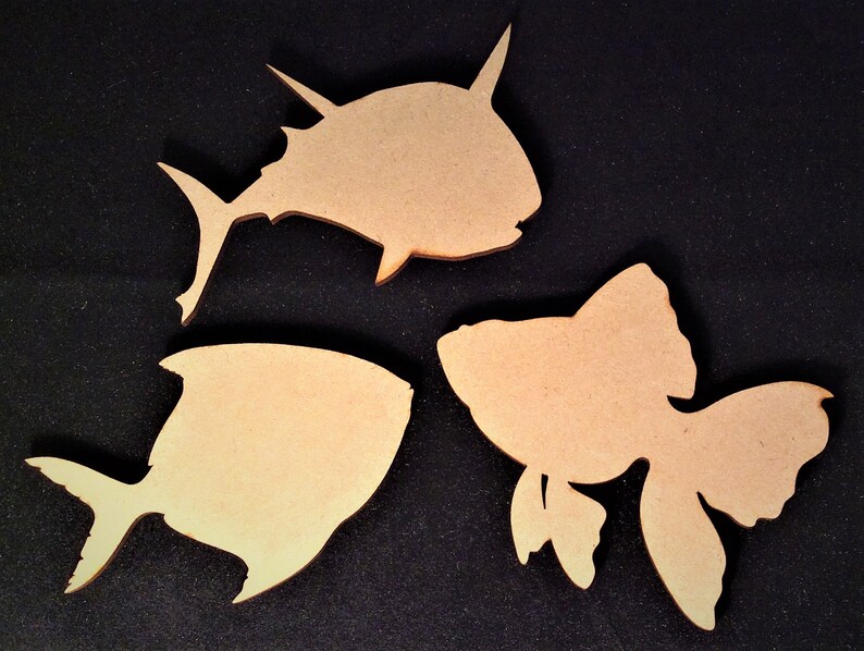 Sea Creatures Wooden Craft Shapes Under the Sea Decoration Sea Ocean Theme Embellishments Art Starfish Seahorse Jellyfish Whale Crab Fish...