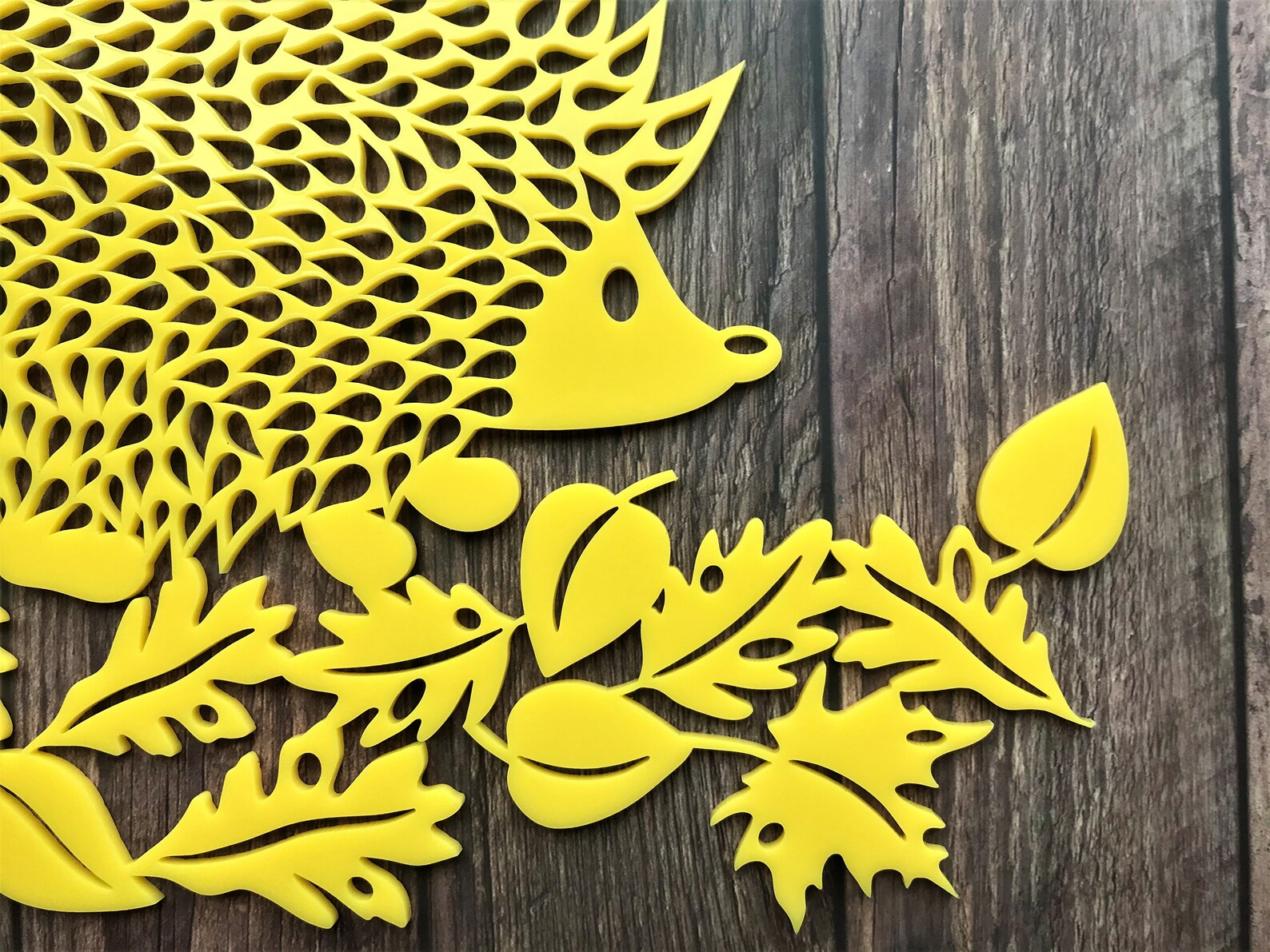 Hedgehog Garden Wall Art Acrylic Outdoor Decoration Wall Art Etsy UK