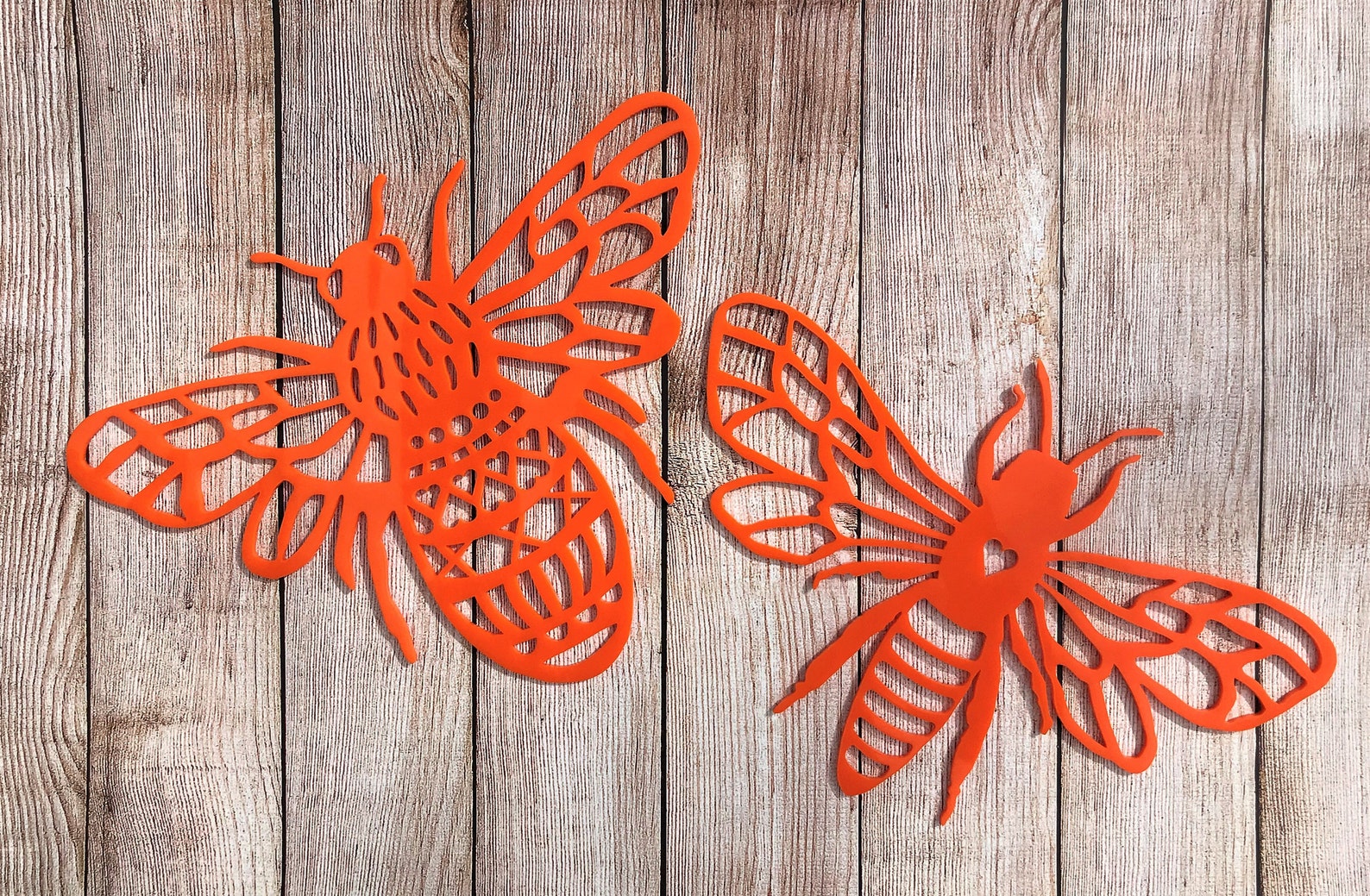 Bee Garden Wall Art Acrylic Bees Outdoor Garden Decoration Bee | Etsy