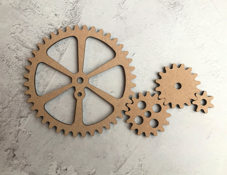 Wooden Steampunk Rotating Gears Cogs Industrial Decoration Cog Etsy UK