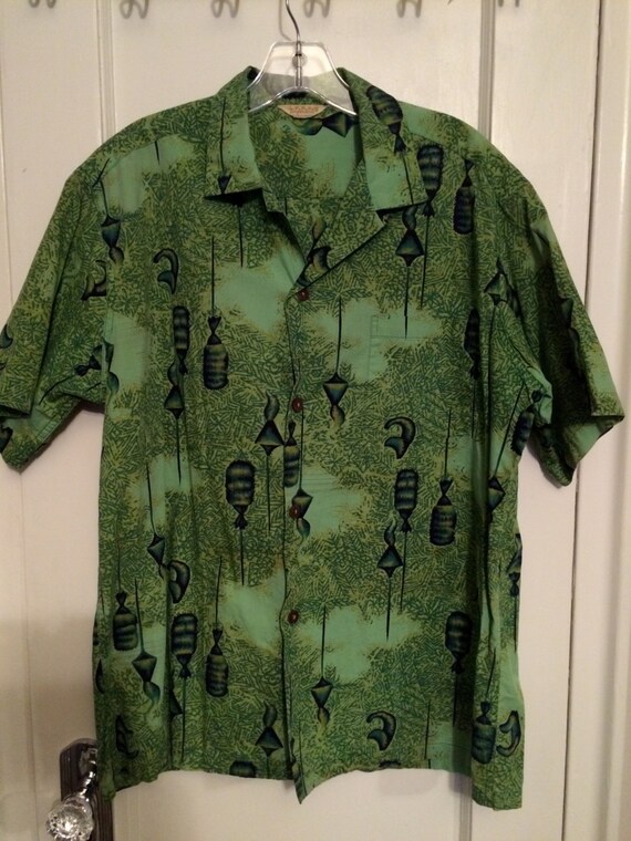 1940's COTTON LARGE HAWAIIAN Authentic