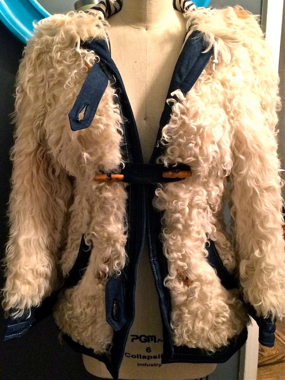 MOD STYLED Fur and Denim Hooded Jacket