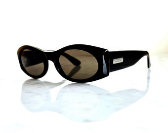 GUCCI Vintage Sunglasses Square Shiny Gold Mask Frame GG2407/N/S