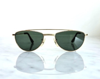 Okulary przeciwsłoneczne RAY BAN vintage arista B&L small aviator gold classic collection w1758 Nos