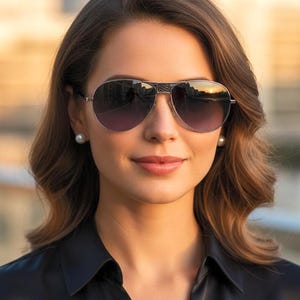 Gafas de sol vintage CHANEL, estilo aviador, plateadas, con montura plegable, lentes negras, moradas y marrones, modelo 4139Q de los años 90.