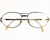 MORGAN gold silver eyewear vintage eyeglasses rare oval square tear drop shape aviator santos frame new clear lens double bridge eagle pilot