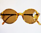 PERSOL Meflecto RATTI 304 vintage sunglasses rare round tortoise brown frame classic pantos gold Like new 60s 70s 80s Johnny Depp Rihanna