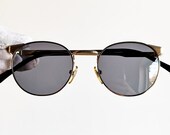 CITIZEN vintage SUNGLASSES rare oval round gold filled plated metal pantos small tiny frame made in Japan 4504E Tupac preppy new lenses