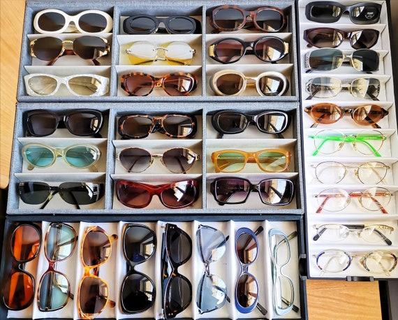 FENDI Vintage Sunglasses Rare Clear Transparent SL7337 Wrap