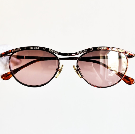 MOSCHINO by PERSOL small vintage Sunglasses rare … - image 1
