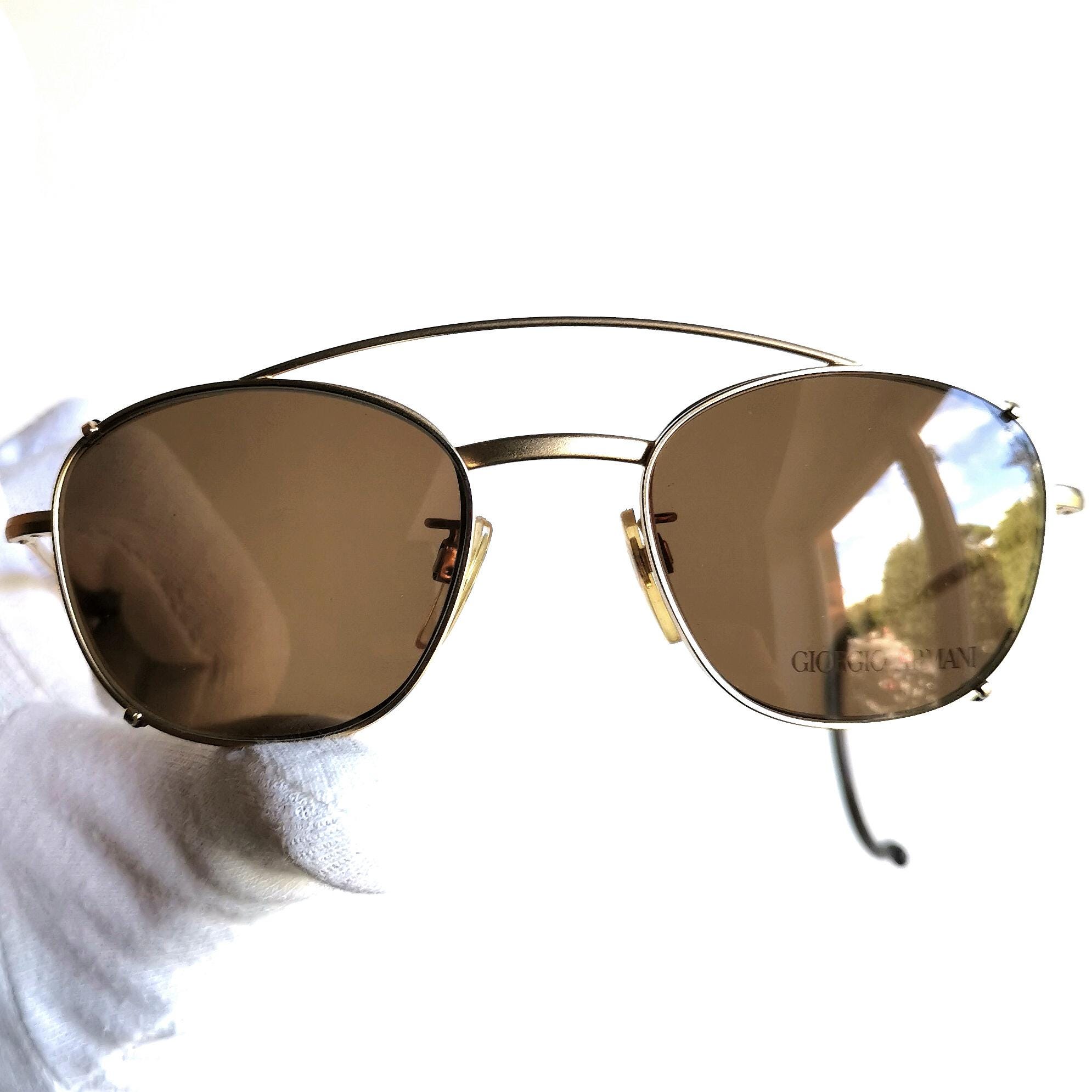 Giorgio Armani : 80s〜90s Sunglasses Giorgio Armani 1990s Black Sunglasses – Vintage by Misty