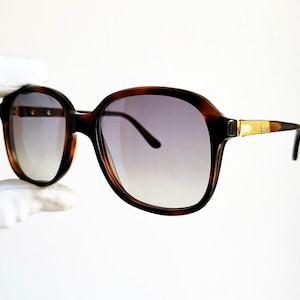 PERSOL RATTI occhiali da sole vintage Manager 8 oro rari quadrati tartaruga marrone caravan 52-74 montatura classica nuova lente made in Italy anni '50 '60 '70 '80