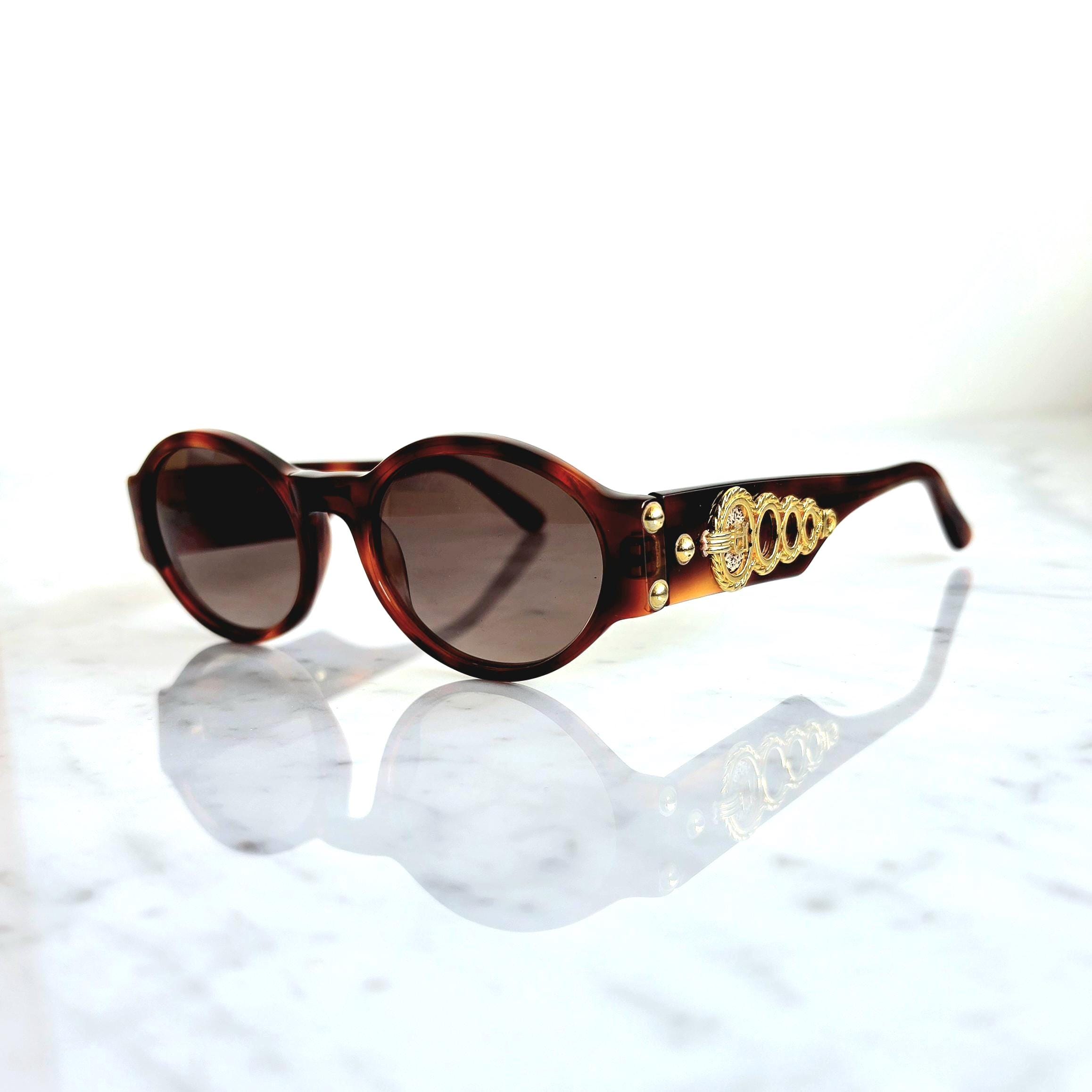 Vintage Emmanuelle Khanh Tortoise Sunglasses with Gold Studs Ultra Rare Paris EMMANUELLE KHANH Gold Vintage Sunglasses for sale | eBay main image 4