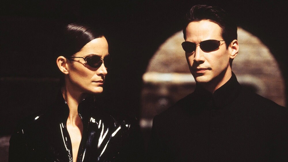 THE MATRIX Sunglasses Warner Bros (S 03) Trinity 5001-1 Rare