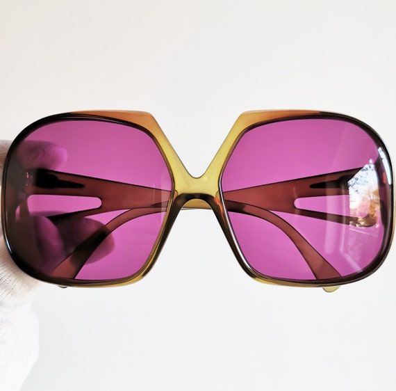 PERSOL RATTI vintage sunglasses rare French style… - image 1