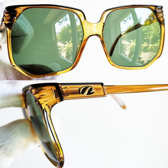 PERSOL square vintage sunglasses oversize rare Fr… - image 3