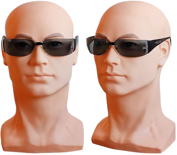 OLD FENDI サングラス FENDI Vintage Sunglasses Wrap Mask FF Monogram Oval Square