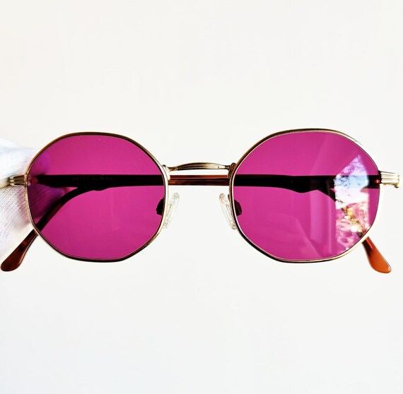 Hexagon Vintage Sunglasses Rare Square Goth Steampunk MILA Hexagon Vintage Sunglasses Rare Square Goth Steampunk MILA
