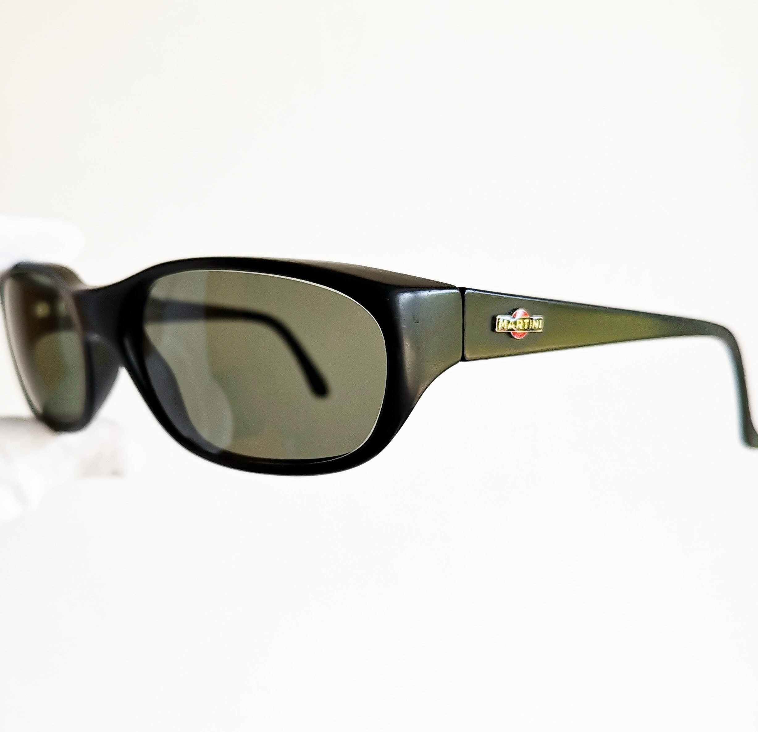 MARTINI by Dierre LOZZA vintage Sunglasses rare oval wrap rectangular  SL3525 brand logo dry frame 80s 90s Migos 2Chainz Rihanna new lens