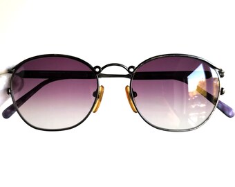 MAX MARA Green Sunglasses Vintage Oval MM57/S Wrap Designer  display picture 2