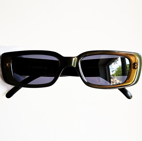 Square-frame GG Logo Charm Sunglasses