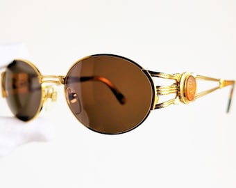 Round Gold Fendi Sunglasses - Rausch Vintage