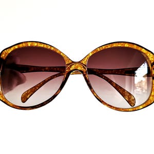 Occhiali da sole vintage PERSOL, rari, quadrati, oversize, grandi, con montatura ratti, tartaruga marrone animalier, stile francese, lenti grigie P27, Lady Gaga, Rihanna, anni '70 e '80.