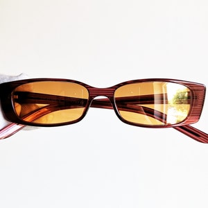 ARMANI vintage sunglasses rare small straiped oval Giorgio emporio tiny Migos Rihanna Kylie Jenner frame new hype orange mirror lens 90s y2k